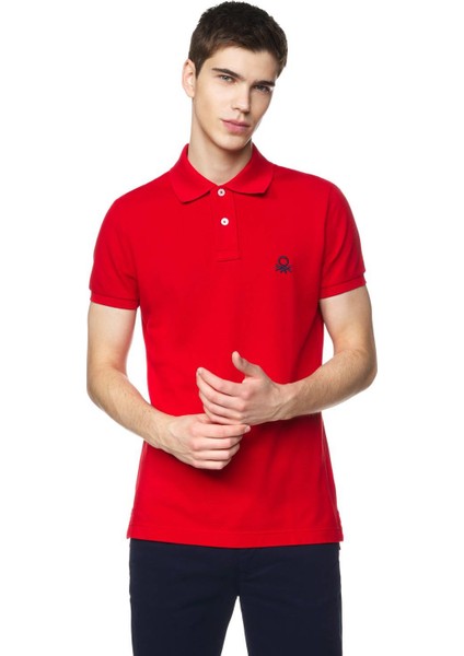 United Colors Of Benetton Erkek Slim Fit Polo Tshirt