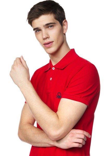 United Colors Of Benetton Erkek Slim Fit Polo Tshirt