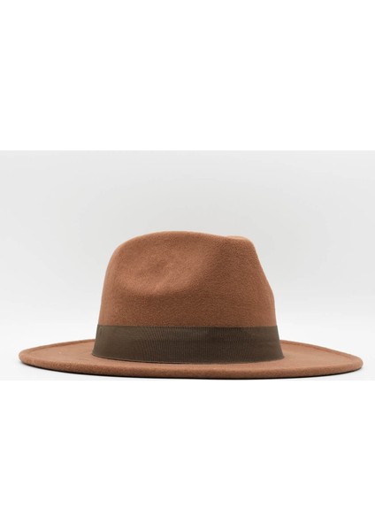 Kadın Taba Şapka Trend Fötr Kovboy Fedora Şapka