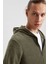 Defacto Fit Slim Fit Kapüşonlu Fermuarlı Spor Polar Sweatshirt S8767AZ20CW 3