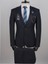 Jan Carlucci Slimfit Yelekli Drop 6 Takım 2