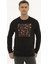 Erkek Siyah Standart Fit Sweatshirt 50235419-VR046 1
