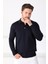 Lacivert Polo Yaka Superfine Erkek Triko Kazak 4