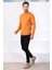 Orange Yarım Balıkçı Yaka Erkek Triko Kazak 5