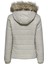 Onldogukan Fur Padded Kadın Gümüş Mont 3