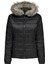 Onldogukan Fur Padded Kadın Siyah Mont 2