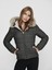 Onldogukan Fur Padded Kadın Haki Mont 1