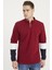 1041 Dewberry Erkek Sweatshırt-Bordo 1