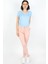 Gabardin Pantolon Pembe 1