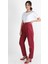 Pileli Chino Pantolon Bordo 2