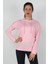 Kapüşonlu Sweatshirt Pembe 1