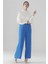 Geniş Paça Pantolon Saks Z19Y P-0013 1