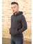 Erkek Antrasit Kapüşonlu Kanguru Cepli Uzun Kollu Sweatshirt 20EESAKNGR 1