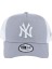 Şapka - Clean Trucker New York Yankees Gray/optic White 1