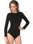 3'Lü 2106- 2107 Kadın Uzun Kol Çıtçıtlı (Kancalı) Body 2