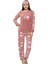 1050 Peluş Welsoft Polar Kışlık Kadın Ev Pijama Takımı 1
