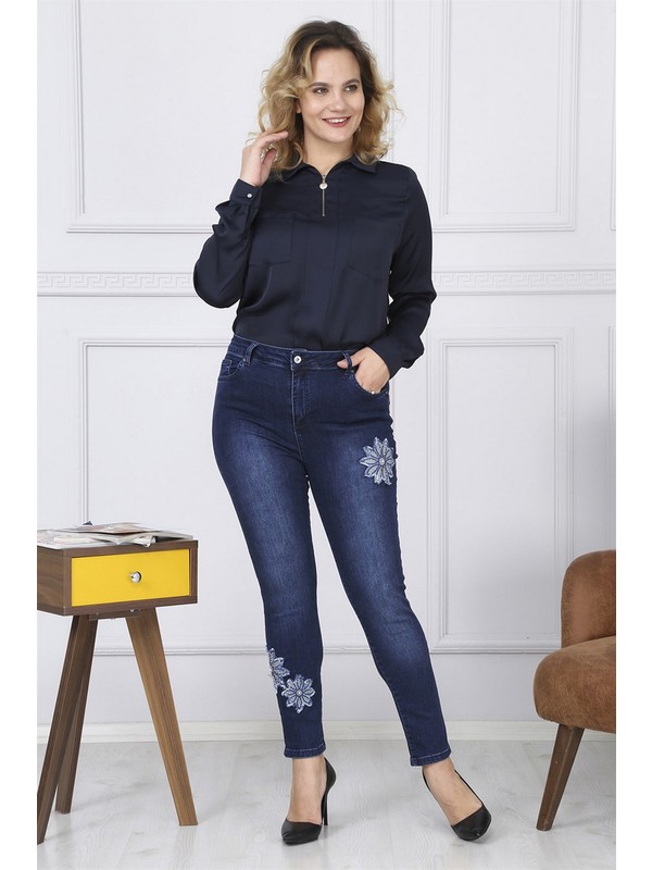 Gunay Kadin Pantolon Rg1481 Kot Yuksek Bel Dar Paca Fiyati