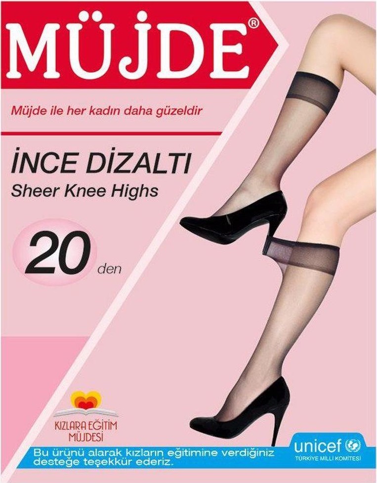 Müjde 12'Li Dizaltı Pantolon Çorabı 20 Denye görsel 3