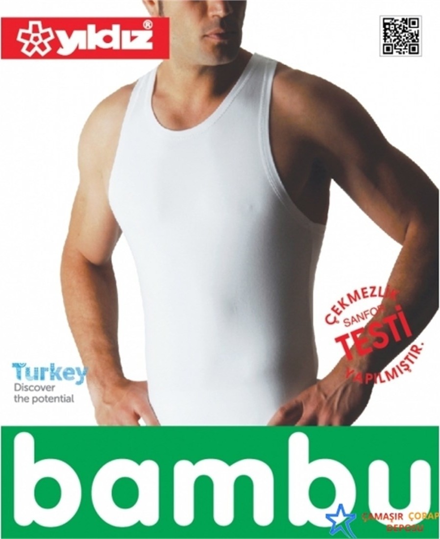 Yıldız 3'Lü -315-316 Erkek Bambu Atlet görsel 3