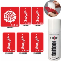 Halal Tattoo Sprey Hint Kınası Geçici Dövme 7704715 Siyah