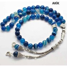 Rd Ekoavm Akik Tesbih Bileklik Orjinal Doğal Taş Tespih