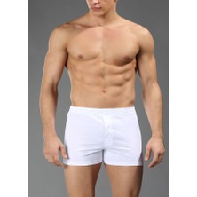 Eros Erkek 2'li Penye Boxer Beyaz ES017Y0250