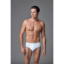 Eros Erkek 2'li Penye Slip Beyaz ES011524