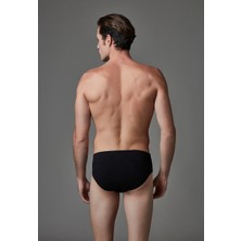 Eros Erkek 2'li Penye Slip Siyah ES011524