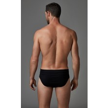 Siyah 2'Li Penye Erkek Slip Külot
