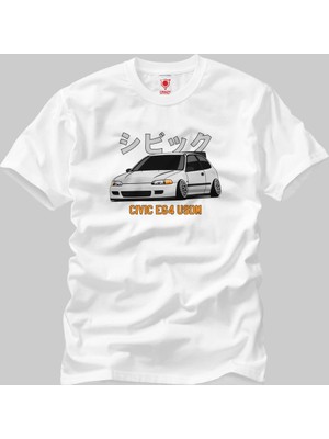 Crazy Honda Civic EG4 USDM Erkek T-Shirt