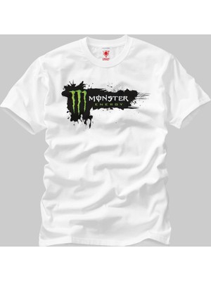 Crazy Monster Energy Erkek T-Shirt