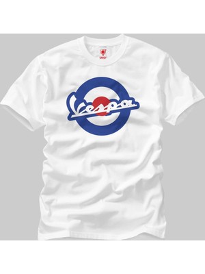 Crazy Vespa Logo Erkek T-Shirt