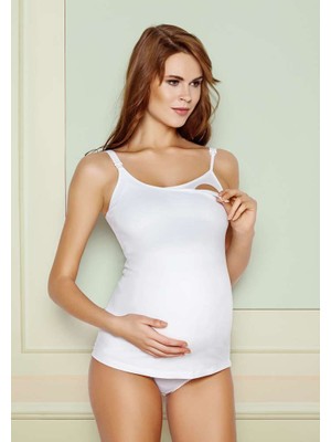 Dagi Kadın Lohusa Atlet Beyaz B0110Y1020