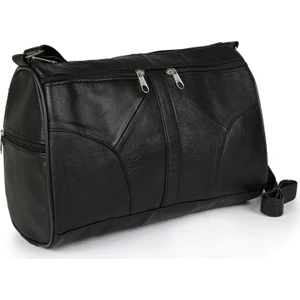 Hakiki Deri Silindir Model Bayan Çanta