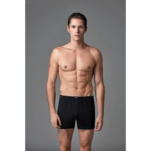 Erkek 2'li Penye Boxer Siyah ES011528