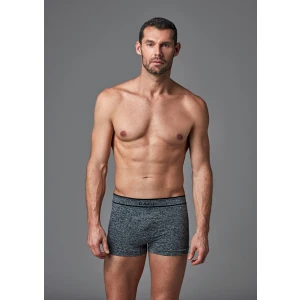 Erkek Dikişsiz Boxer Gri Melanj E011000790