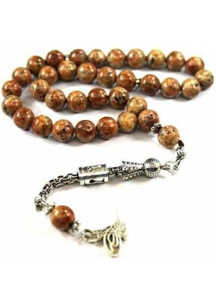 Jasper Taşı 8 Mm Tespih Küre Kesim Tesbih