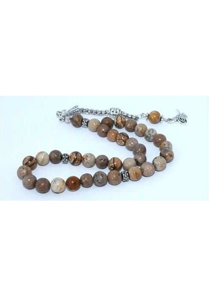 Jasper Taşı 8 Mm Tespih Küre Kesim Tesbih