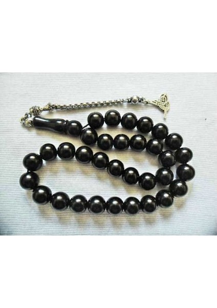 Oniks Taşı Doğal Taş Tespih 10 Mm Faset Kesim Tesbih