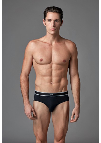 Erkek 2'li Modal Slip Siyah ES011512