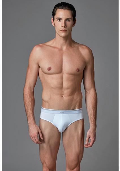 Erkek 2'li Slip Beyaz ES011506