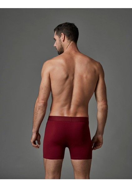 Erkek Boxer Bordo E011000270