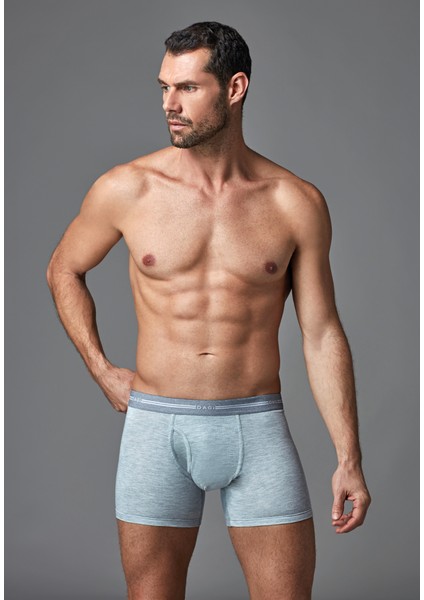 Erkek Boxer Gri Melanj E011000480
