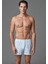 Erkek 2'li Penye Boxer Beyaz ES011523 1