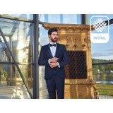 Baggi Erkek Slim Fit Düz Yelekli Smokin