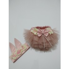 Terzim Ayşenur Pudra Renkli Bebek Tütü Şort