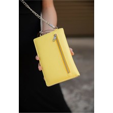 Bizoon Ol-2021-İ Telefon Bölmeli Zincir Askılı Çapraz Çanta