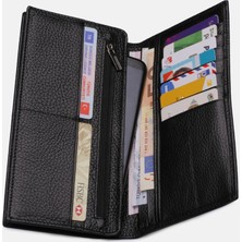 Westpolo West Polo - Cüzdan/kartlık-Telefon Bölmeli Unisex Siyah
