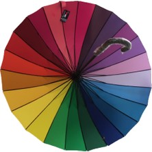 Rubenis   Otomatik Gökkuşağı Baston Şemsiye