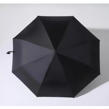 Modalucci Unisex Siyah Tam Otomatik Şemsiye